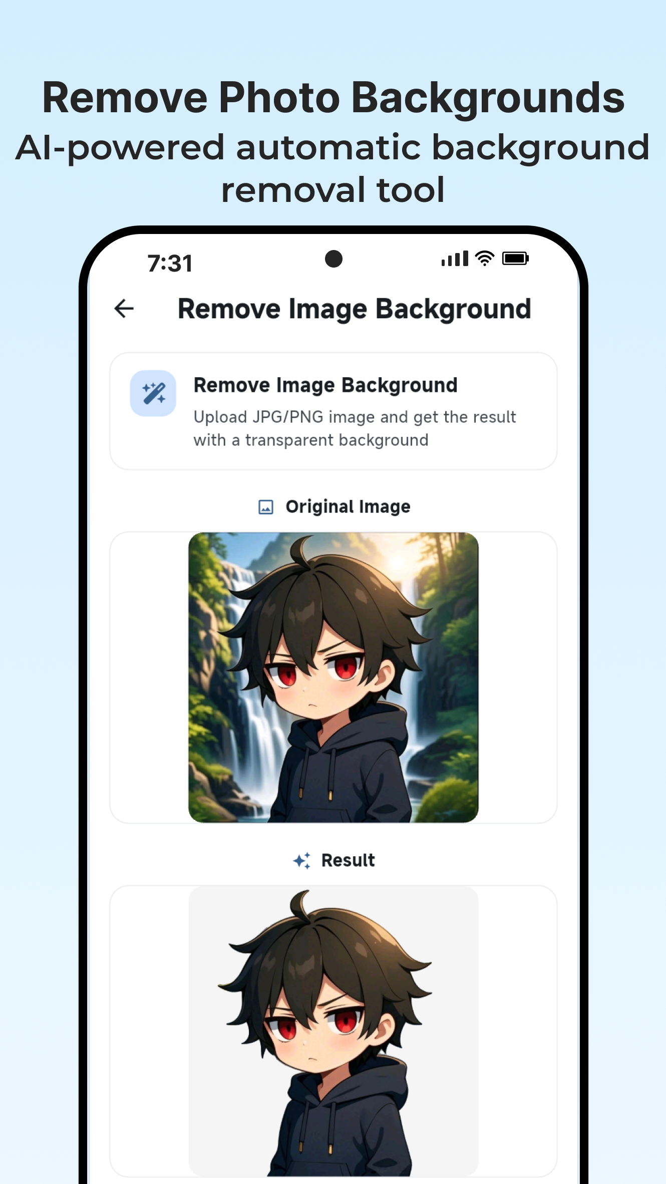 Background Remover - Remove backgrounds from images
